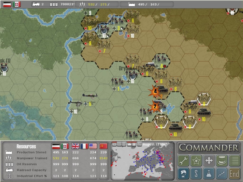 Скриншот из игры Commander: Europe at War - 11