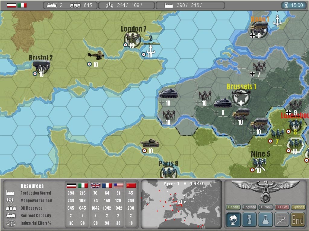 Скриншот из игры Commander: Europe at War - 59