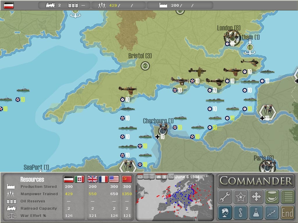 Скриншот из игры Commander: Europe at War - 20