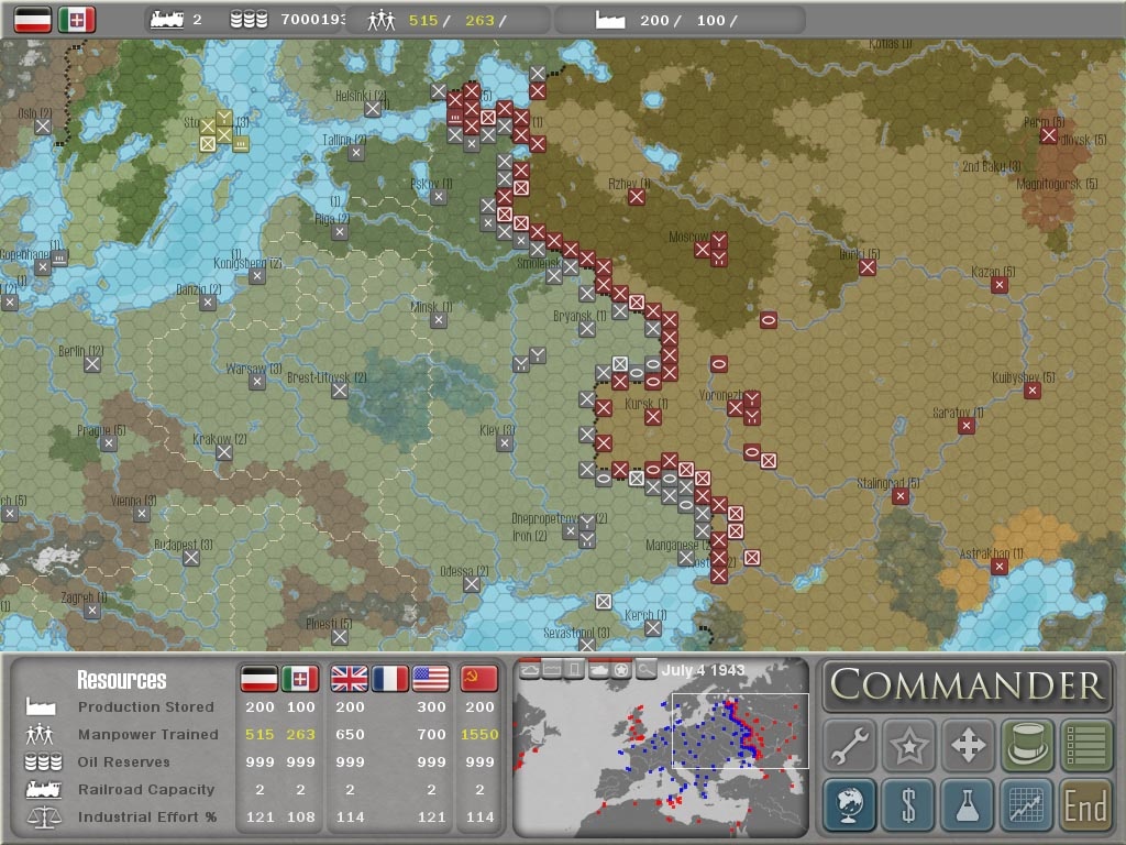Скриншот из игры Commander: Europe at War - 9