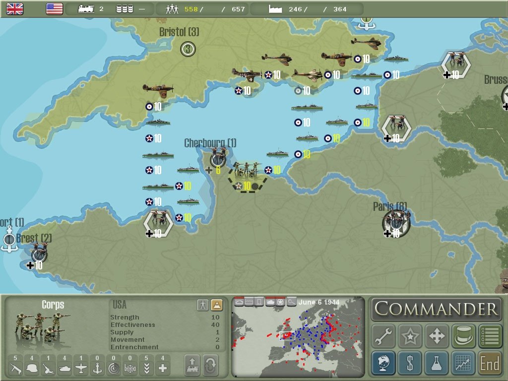 Скриншот из игры Commander: Europe at War - 43
