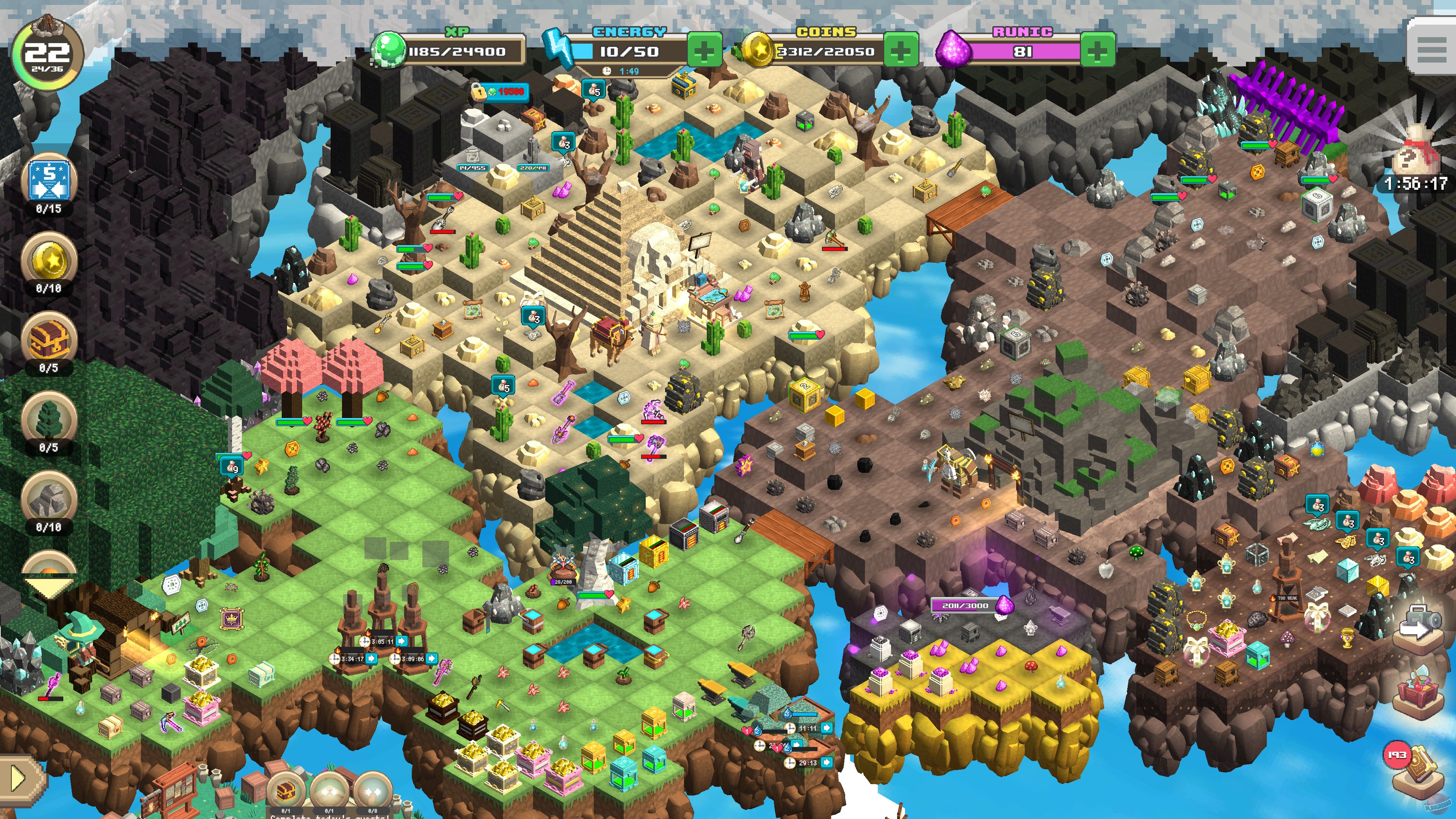 Скриншот из игры MergeCrafter - 3