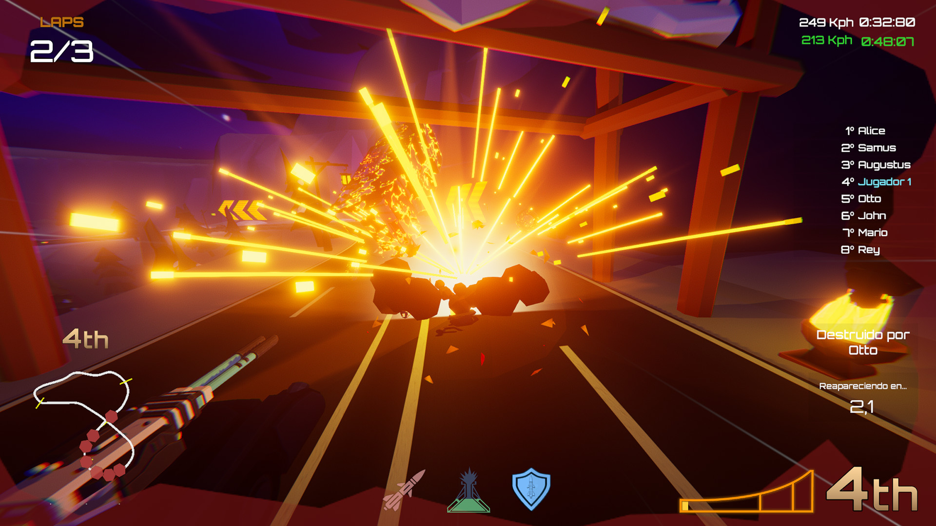 Скриншот из игры Motor Strike: Racing Rampage - 14