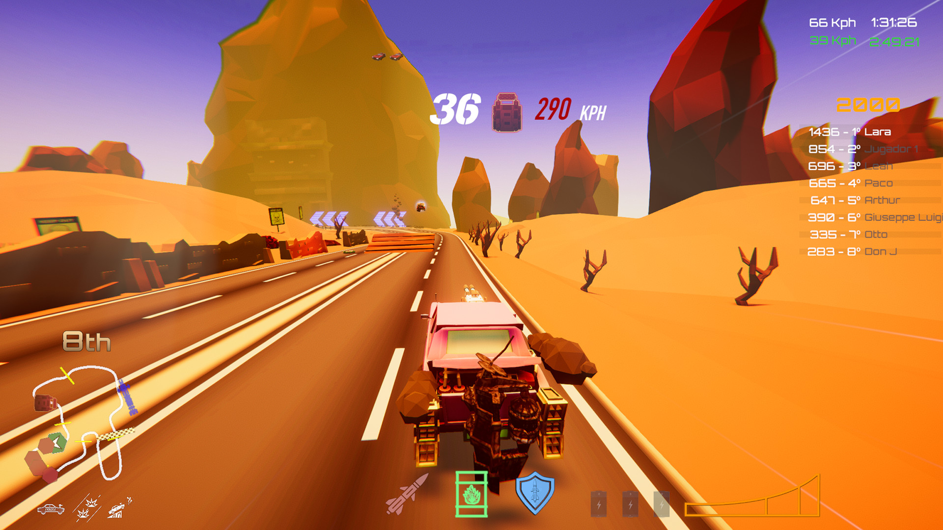 Скриншот из игры Motor Strike: Racing Rampage - 5