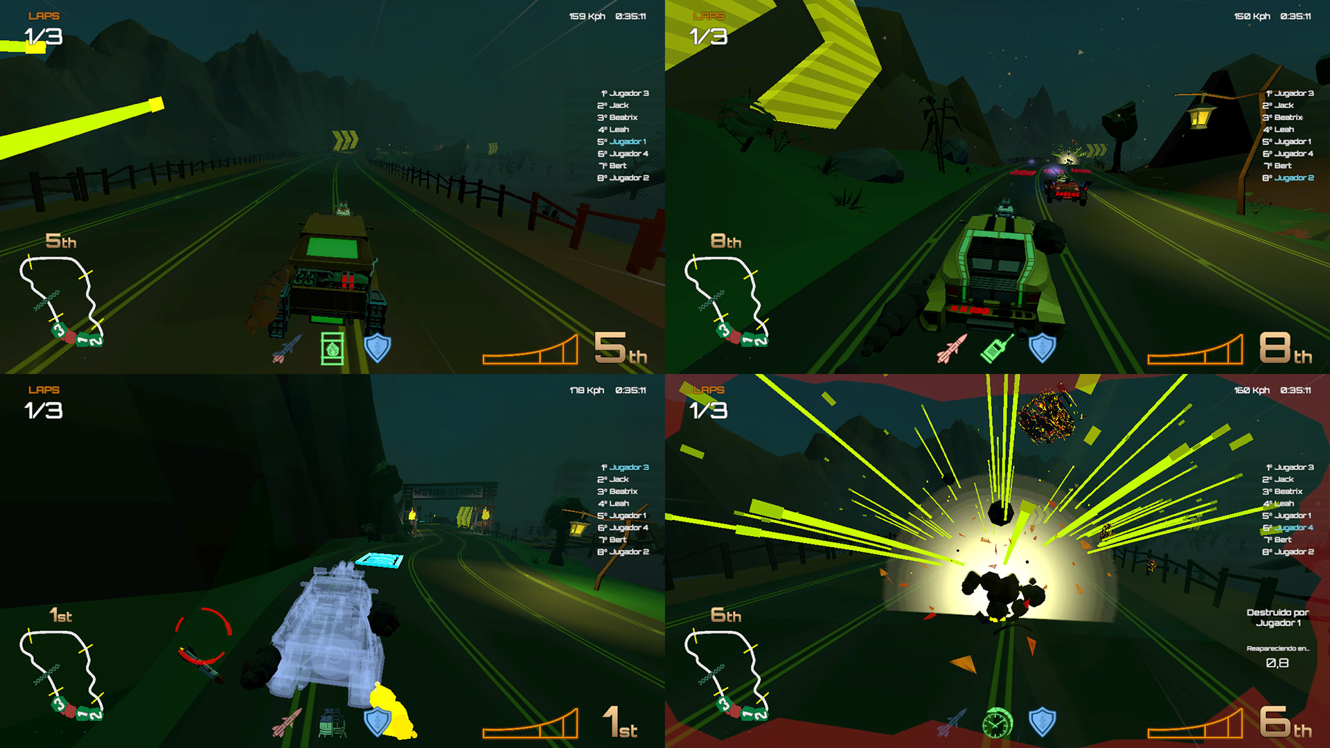 Скриншот из игры Motor Strike: Racing Rampage - 9