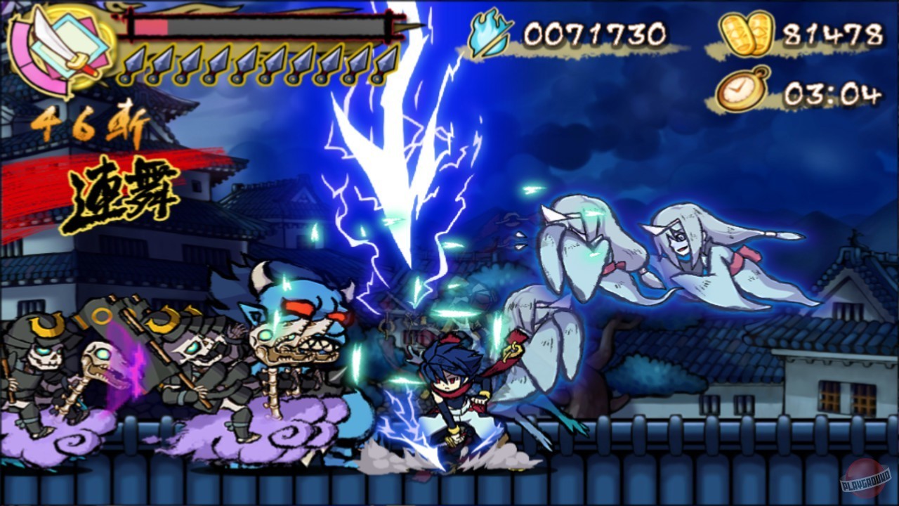 Скриншот из игры Mononoke Slashdown - 1