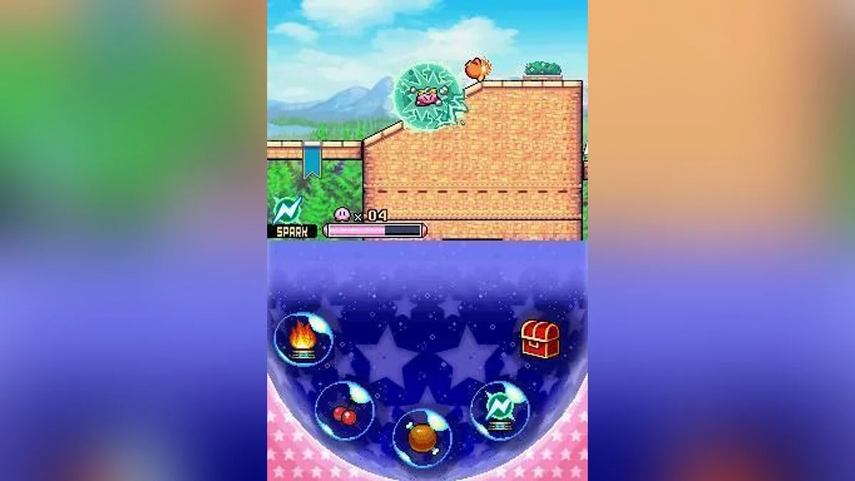 Скриншот из игры Kirby: Squeak Squad - 1