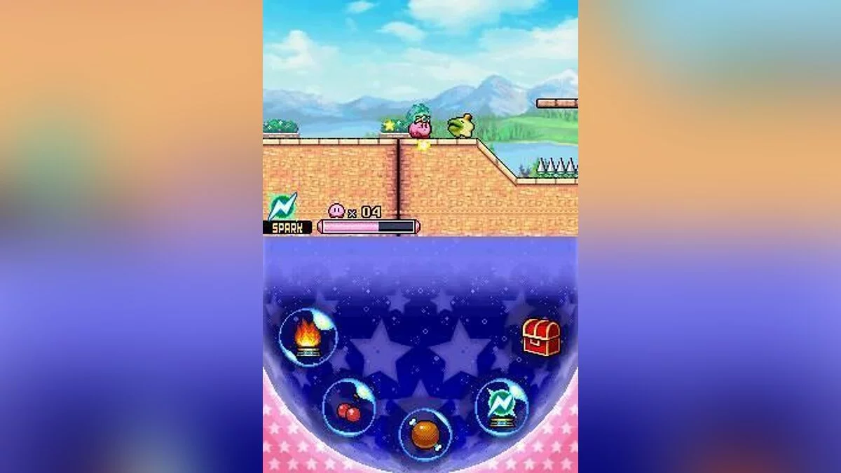 Скриншот из игры Kirby: Squeak Squad - 2