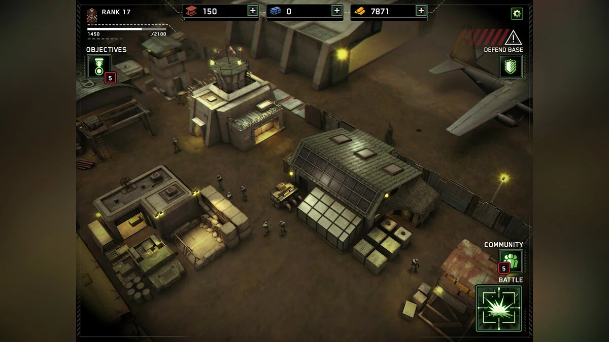 Скриншот из игры Zombie Gunship Survival - 1