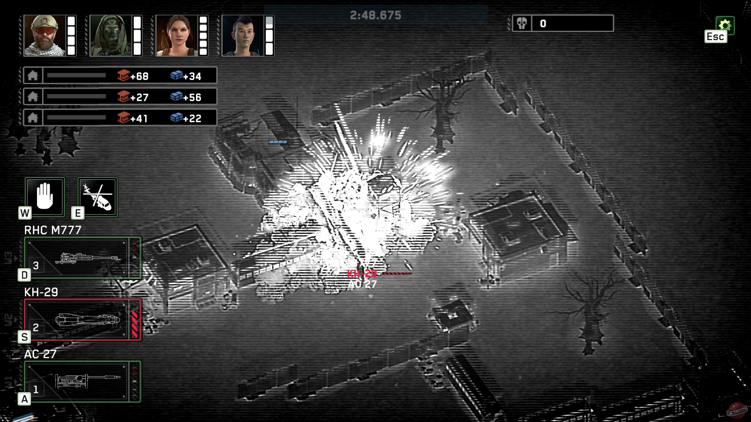 Скриншот из игры Zombie Gunship Survival - 2