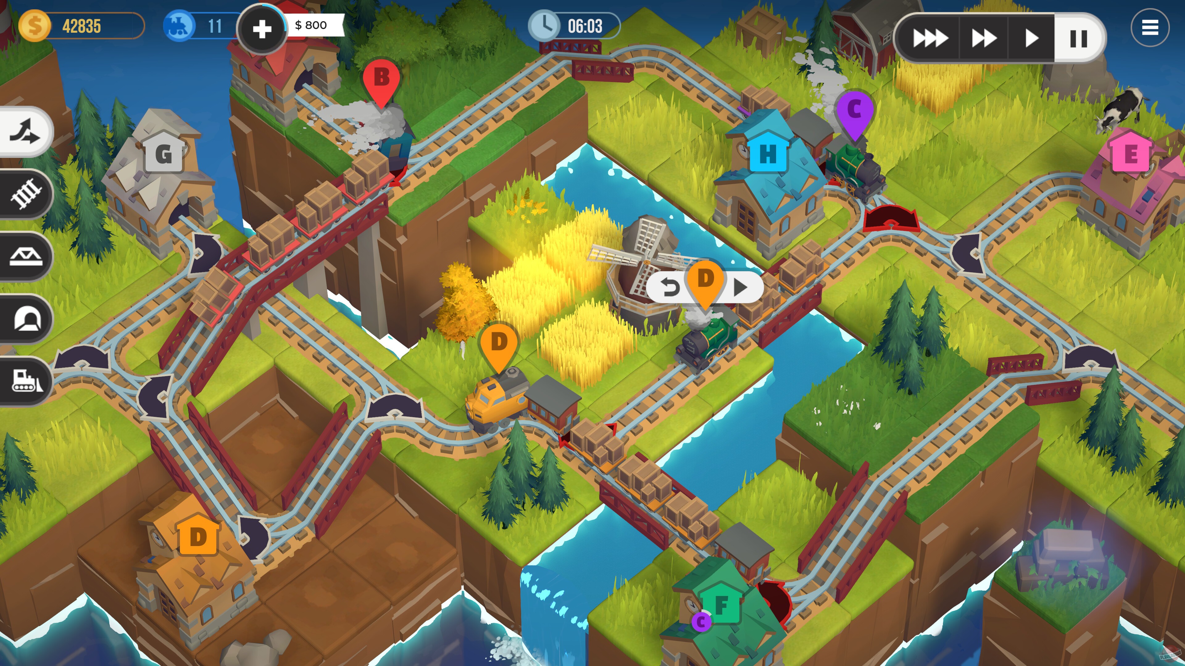 Скриншот из игры Train Valley 3 - 4