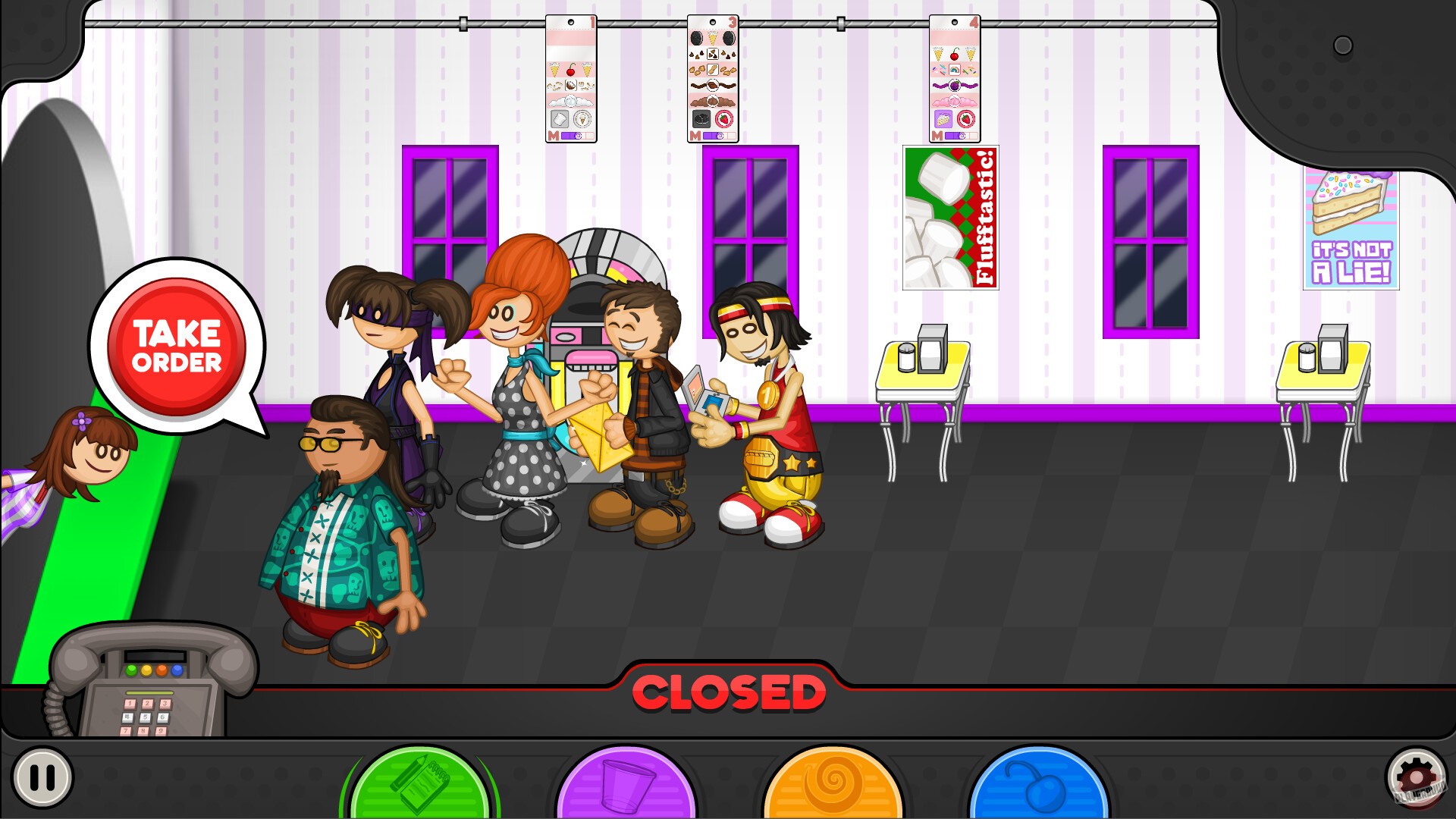 Скриншот из игры Papa's Freezeria - 8