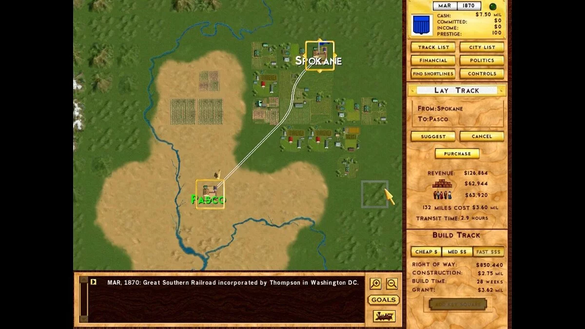 Скриншот из игры Rails Across America - 22