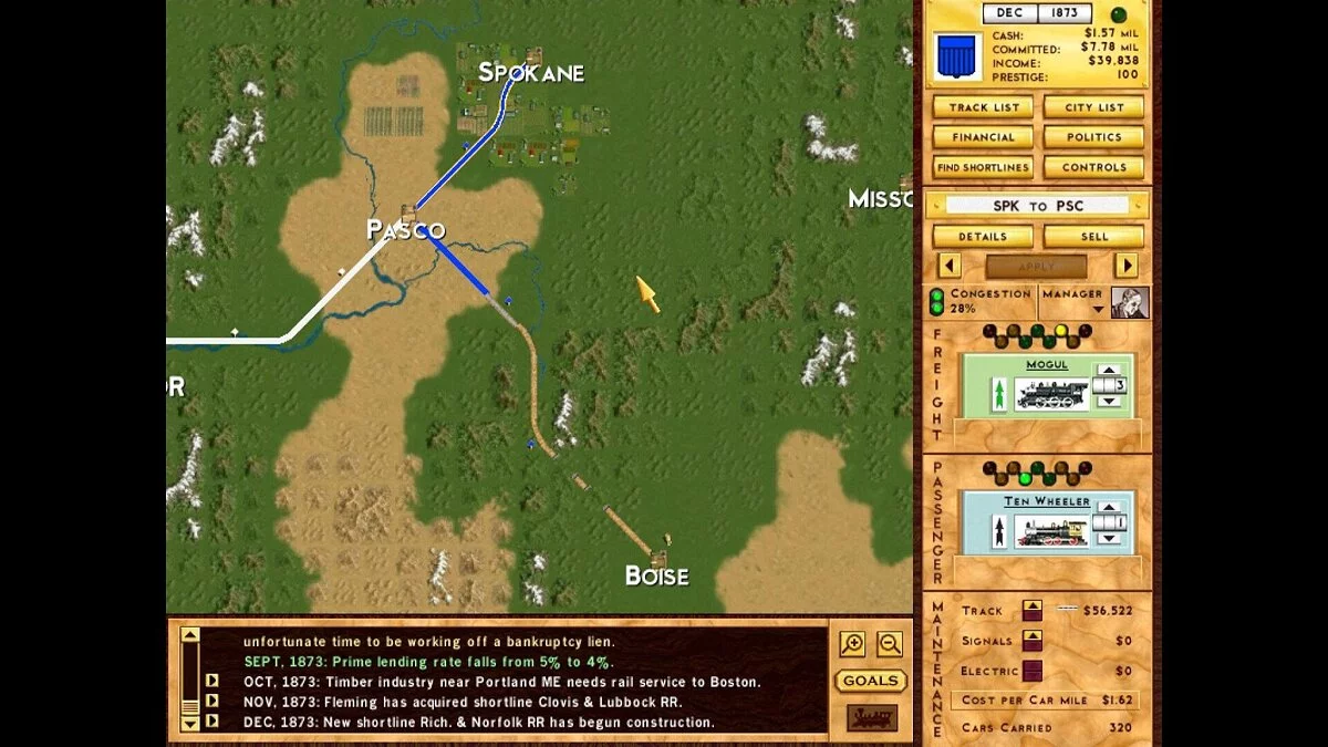 Скриншот из игры Rails Across America - 7