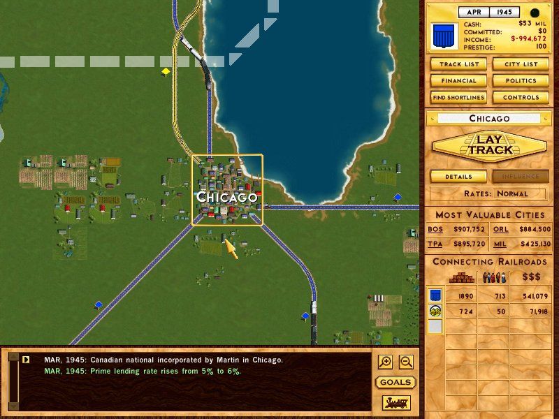 Скриншот из игры Rails Across America - 6