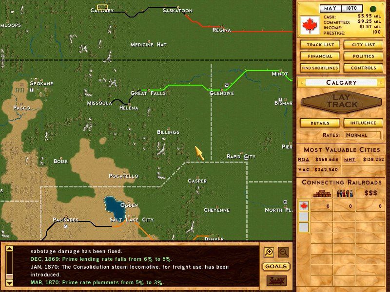 Скриншот из игры Rails Across America - 4