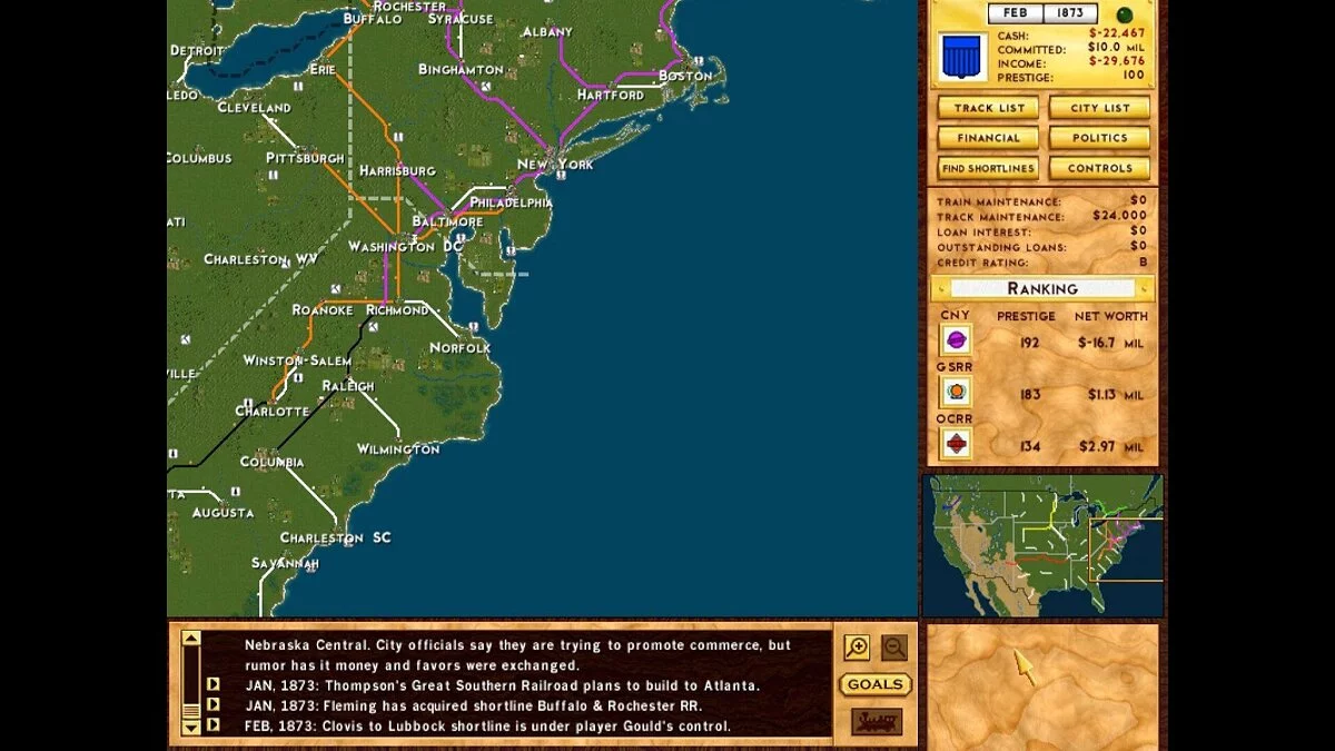 Скриншот из игры Rails Across America - 24
