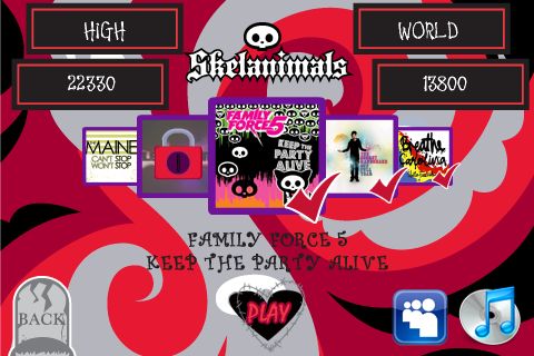 Скриншот из игры Skelanimals Dance Party - 1