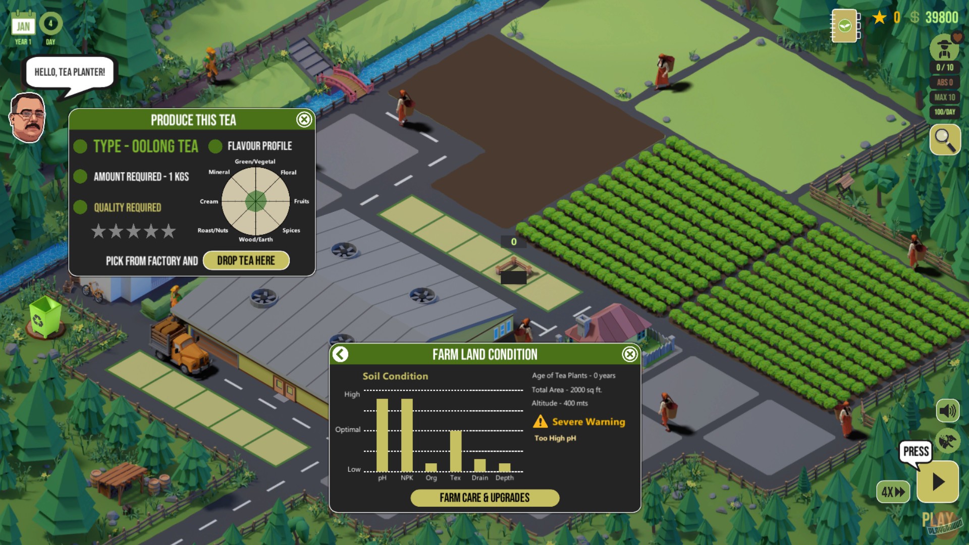 Скриншот из игры Tea Garden Simulator - 5