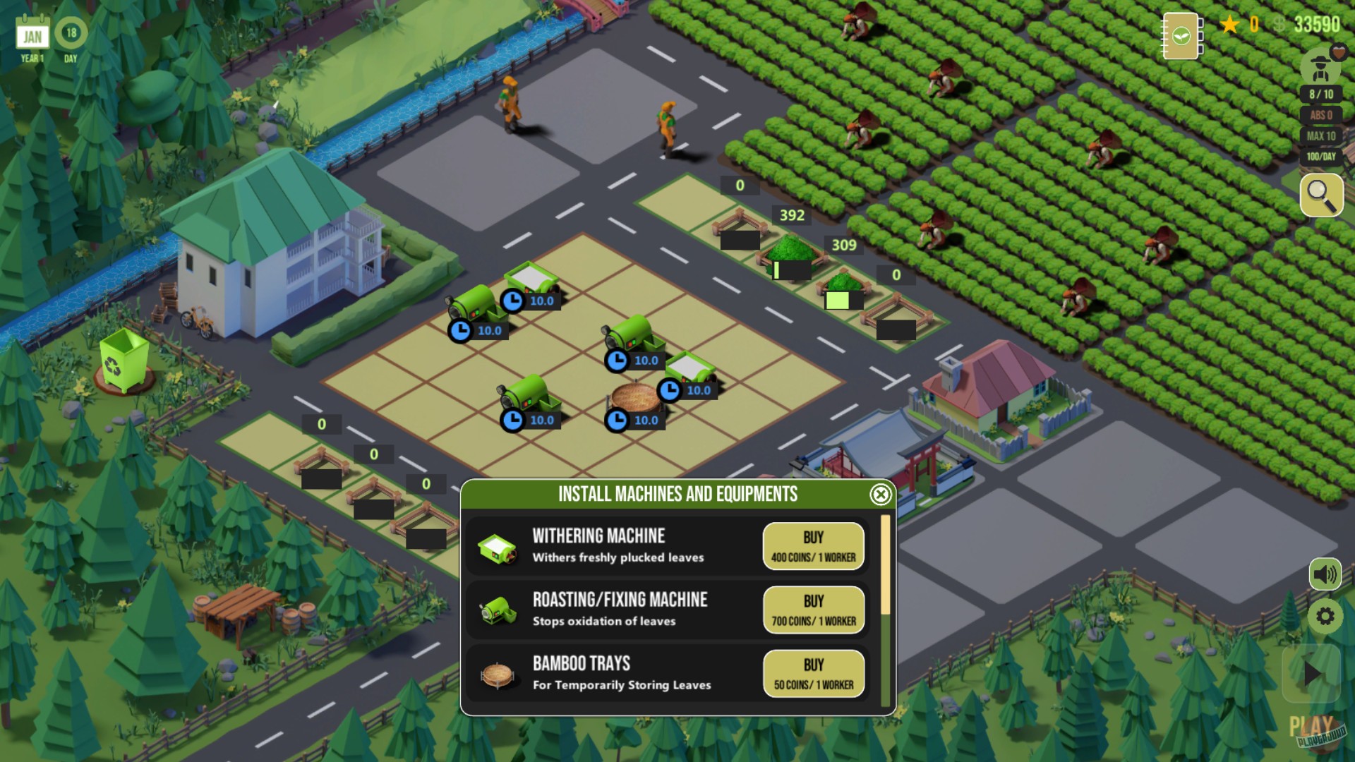 Скриншот из игры Tea Garden Simulator - 4