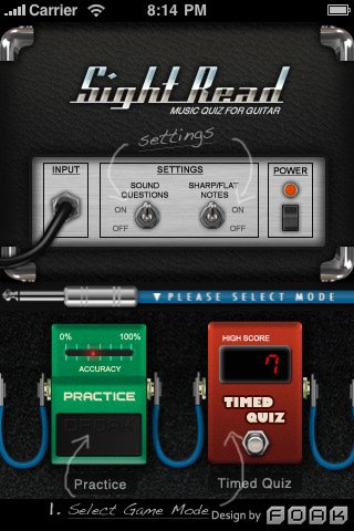 Скриншот из игры Sight Read Music Quiz - 3