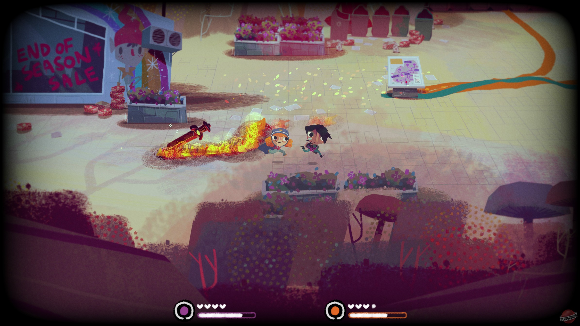 Скриншот из игры Knights and Bikes - 43