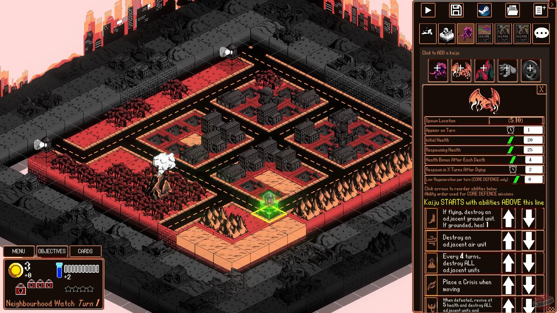 Скриншот из игры Kaiju Wars - 5