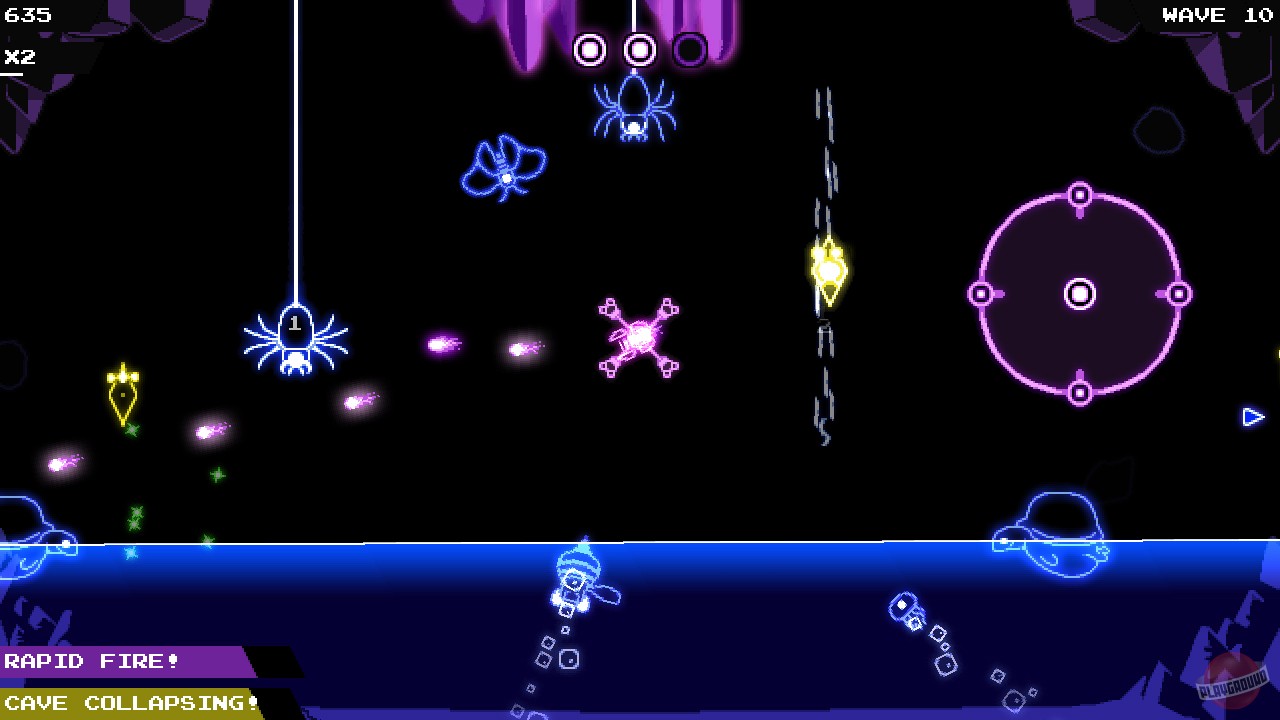 Скриншот из игры Neon Caves - 2