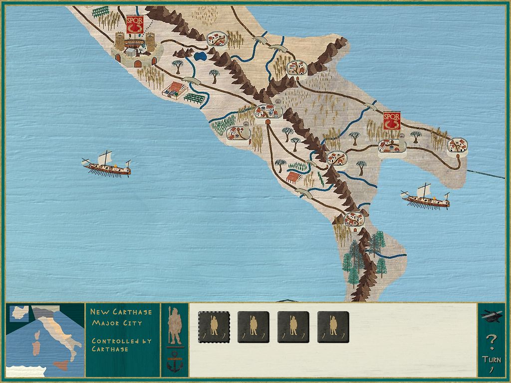 Скриншот из игры Hannibal: Rome and Carthage in the Second Punic War - 22