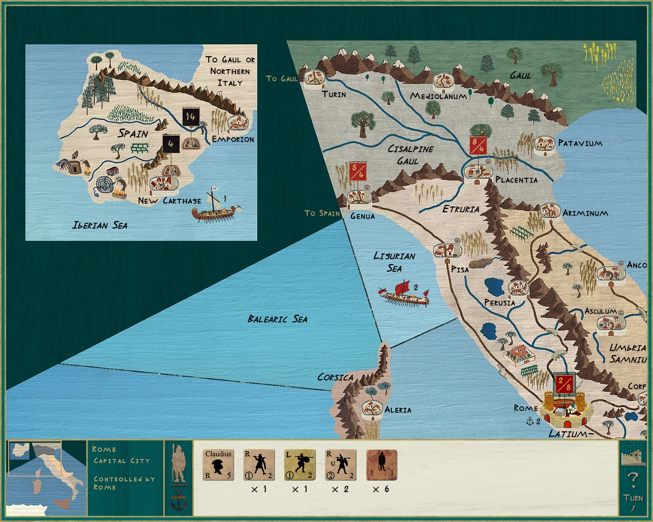 Скриншот из игры Hannibal: Rome and Carthage in the Second Punic War - 21