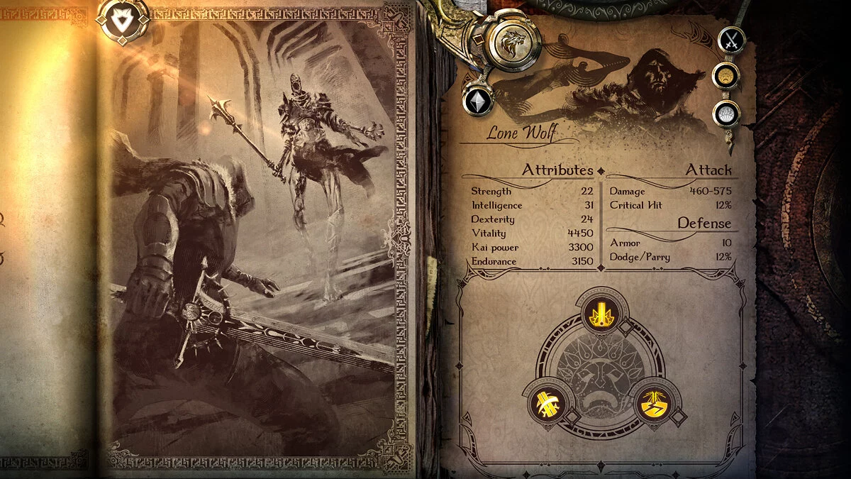 Скриншот из игры Joe Dever's Lone Wolf: Blood on the Snow - 18