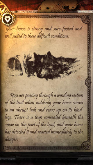 Скриншот из игры Joe Dever's Lone Wolf: Blood on the Snow - 2