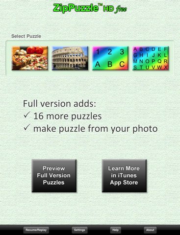 Скриншот из игры Zip Puzzle - 4