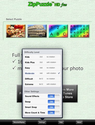 Скриншот из игры Zip Puzzle - 1