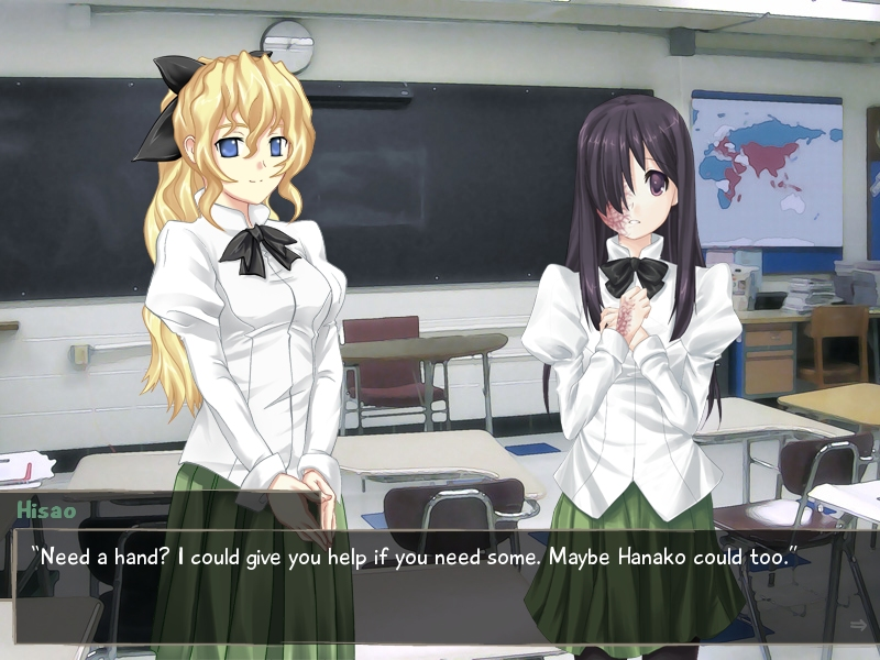 Скриншот из игры Katawa Shoujo - 8