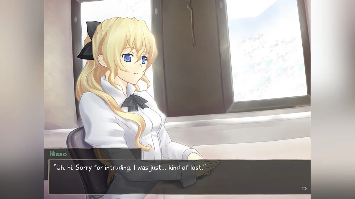 Скриншот из игры Katawa Shoujo - 9