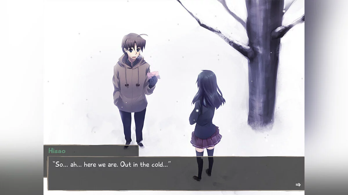 Скриншот из игры Katawa Shoujo - 22