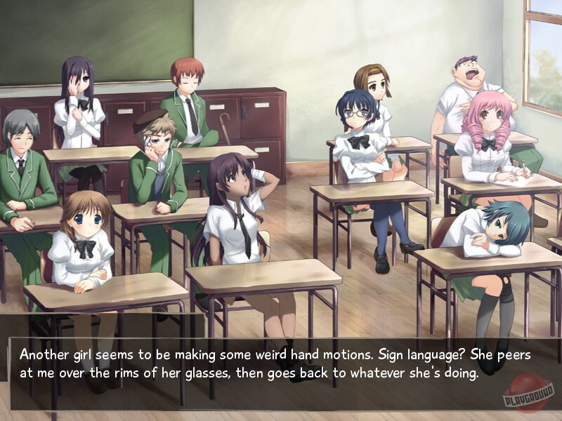 Скриншот из игры Katawa Shoujo - 20