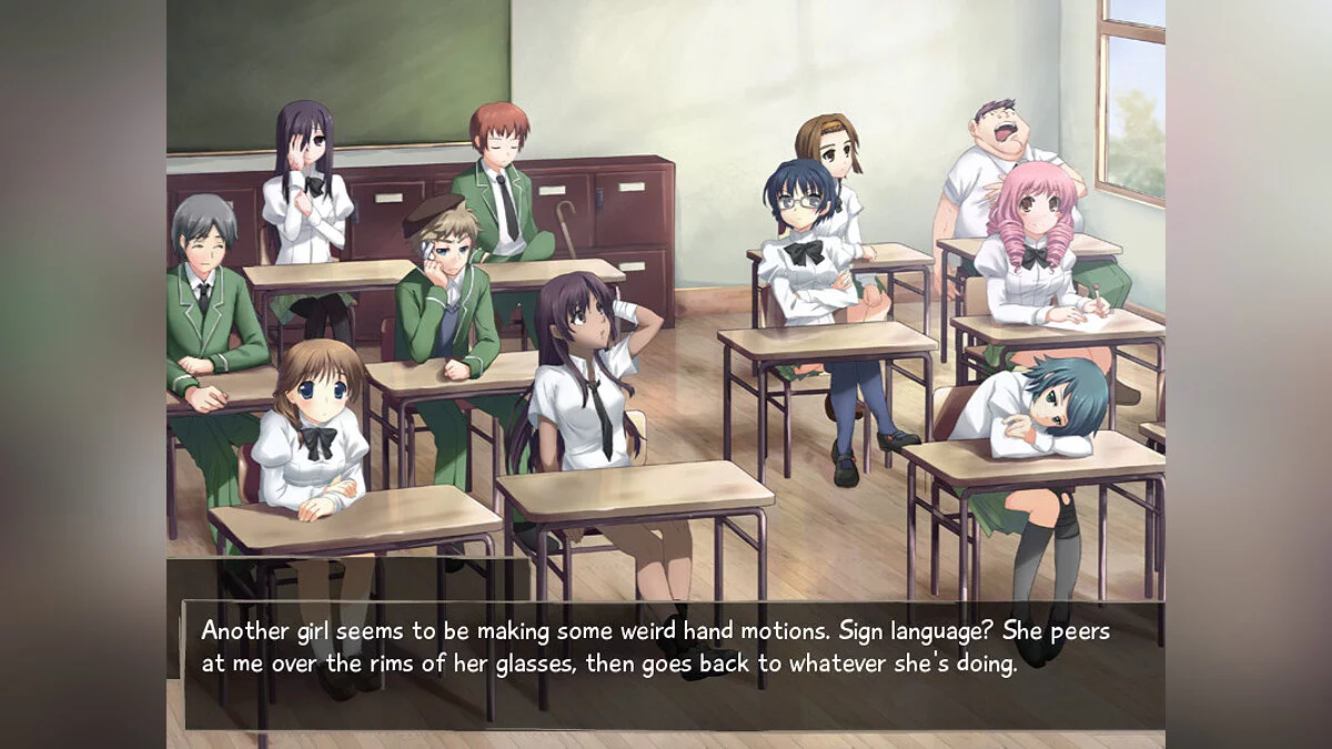 Скриншот из игры Katawa Shoujo - 3