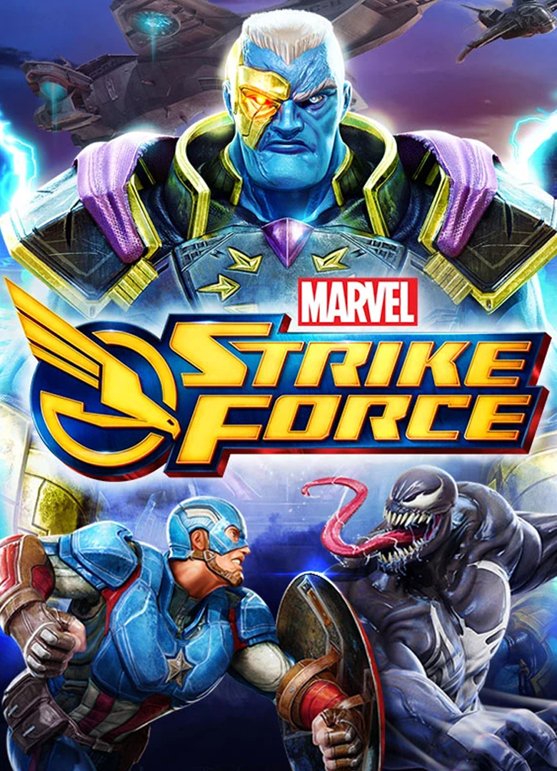 Обложка игры Marvel Strike Force