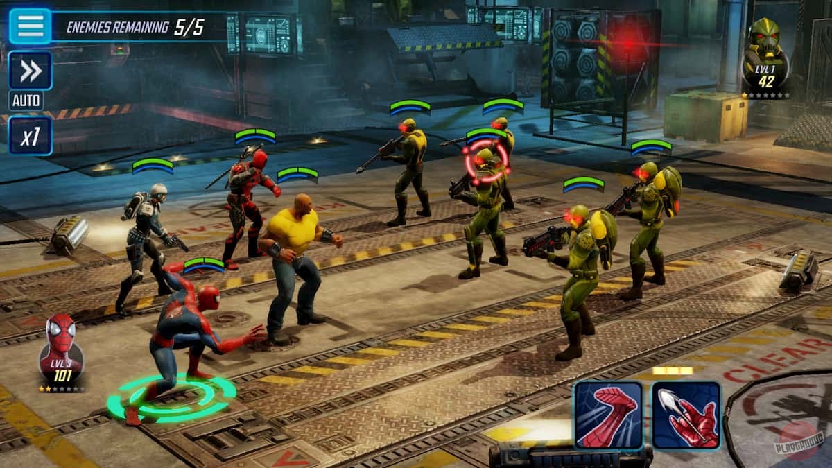Скриншот из игры Marvel Strike Force - 7