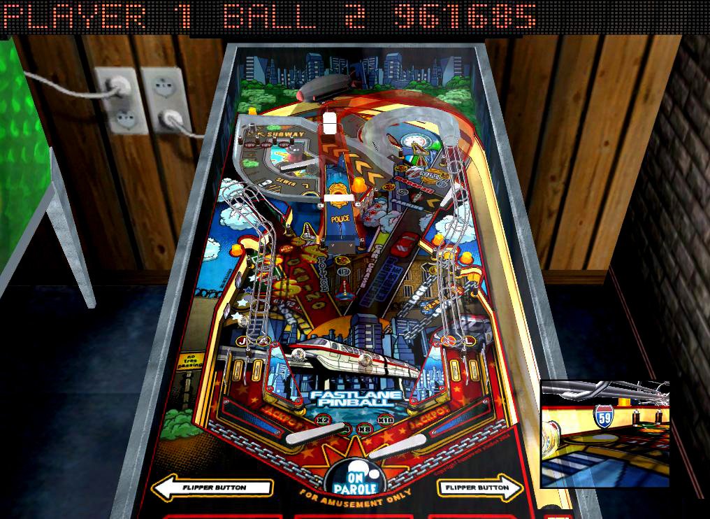 Скриншот из игры Fastlane Pinball - 2