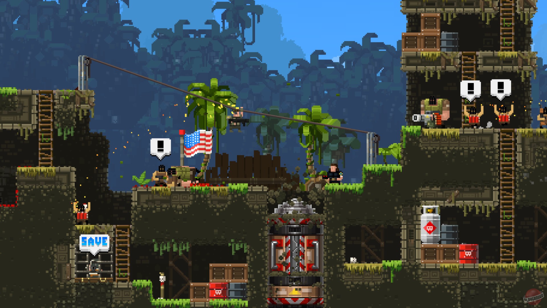 Скриншот из игры Broforce - 93