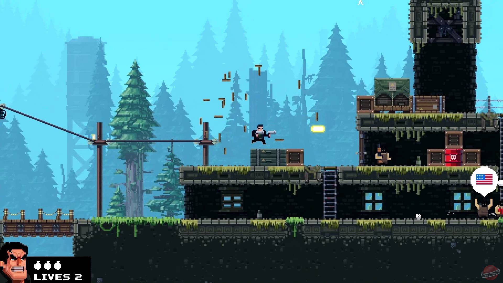 Скриншот из игры The Expendabros - 2