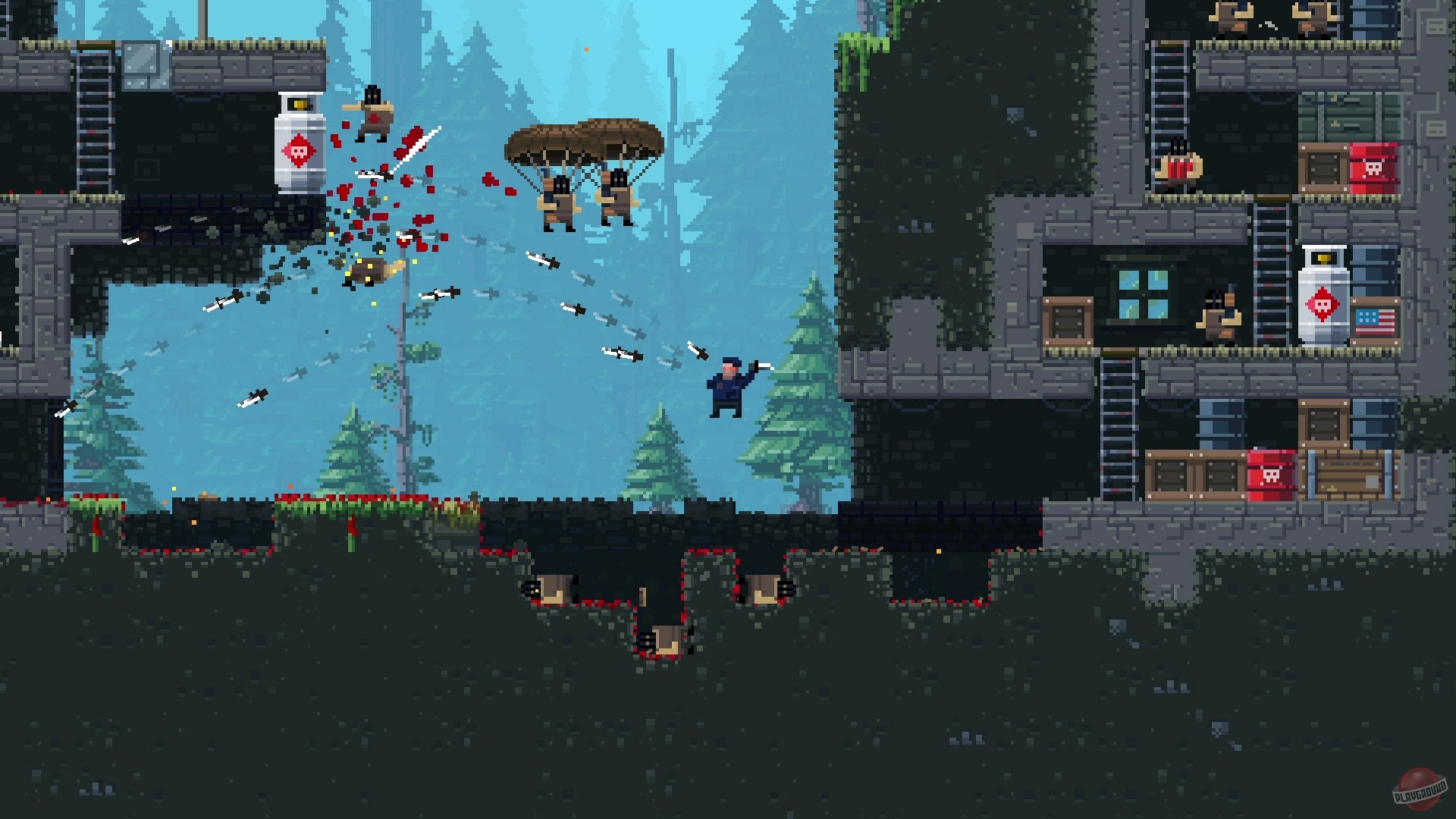 Скриншот из игры The Expendabros - 9