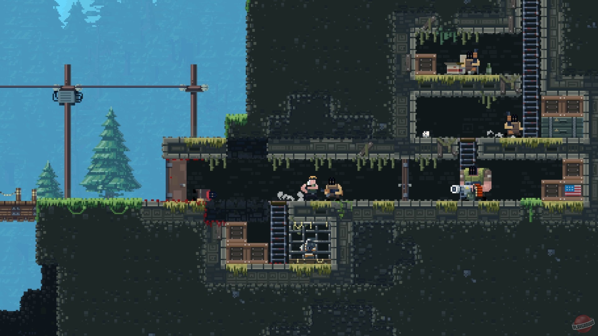 Скриншот из игры The Expendabros - 11