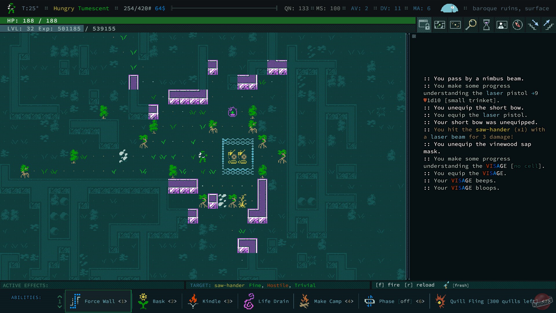 Скриншот из игры Caves of Qud - 13