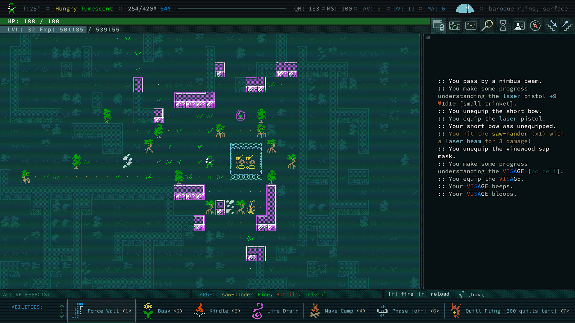Скриншот из игры Caves of Qud - 32