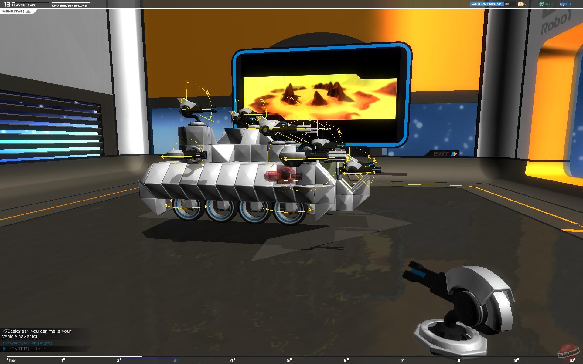 Скриншот из игры Robocraft - 39