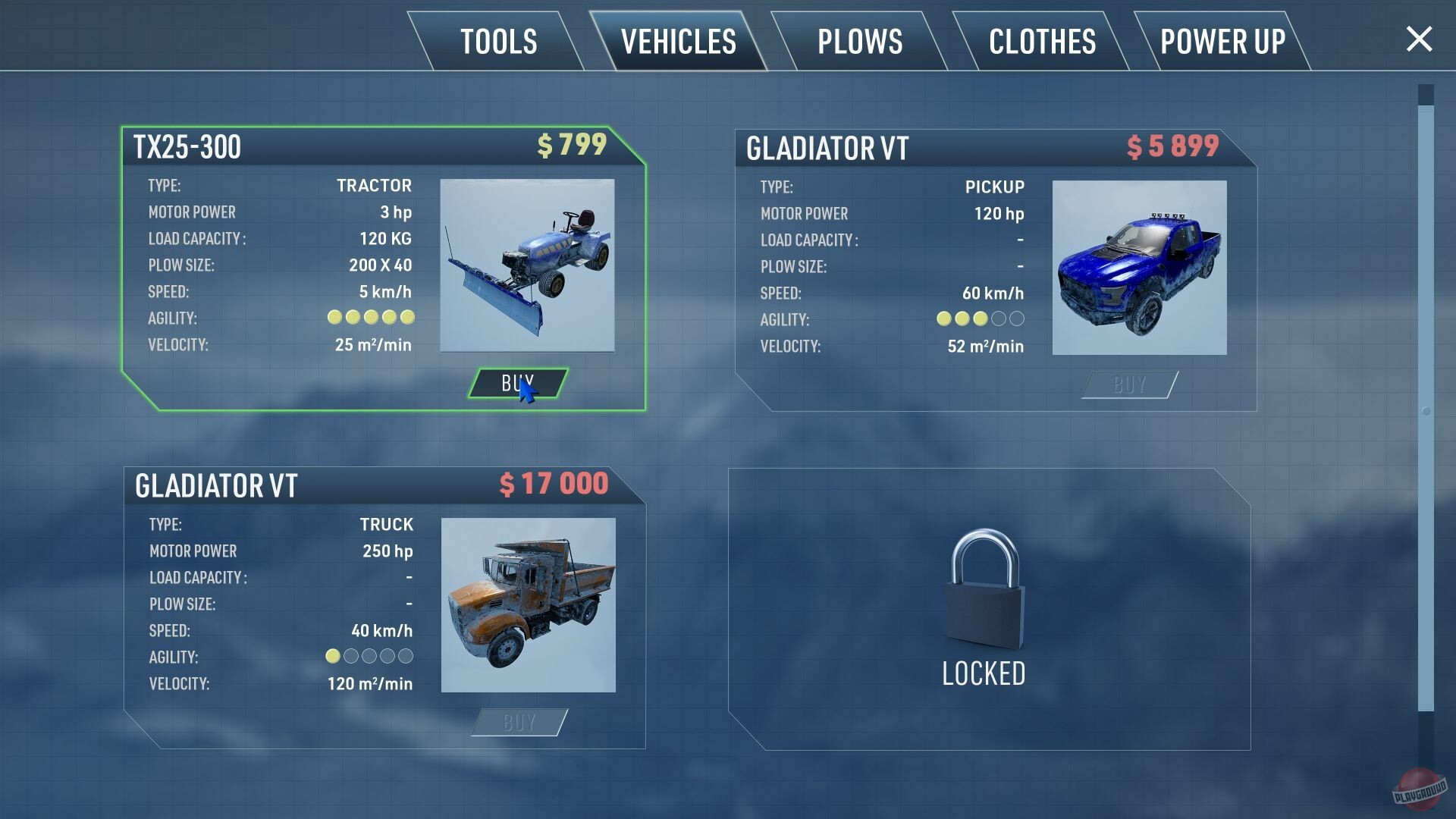 Скриншот из игры Snow Plowing Simulator - 1